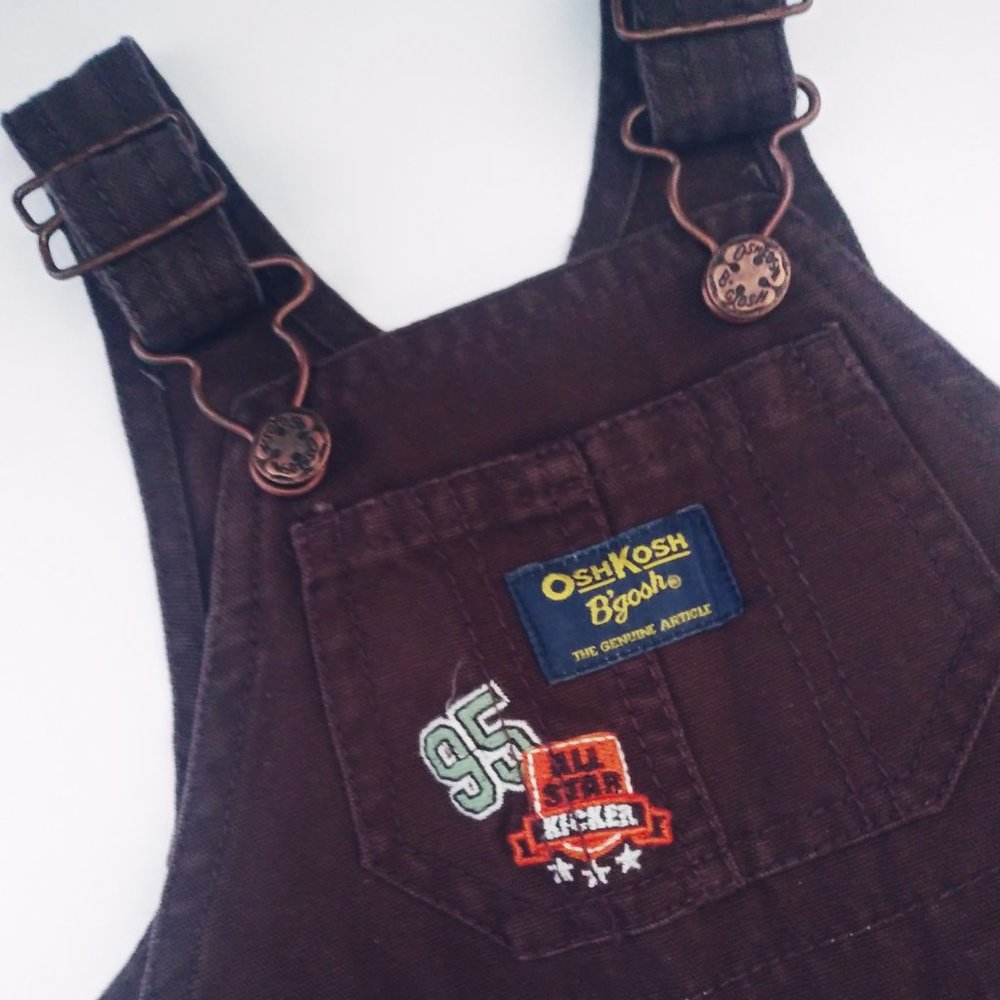 Oshkosh Overalls 6 Months Baby Suspenders - Picture 6 of 9